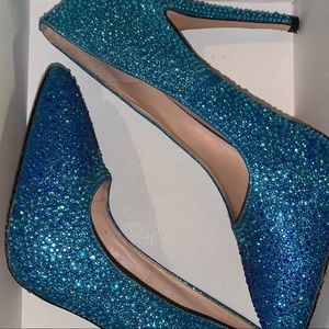 Lauren Lorraine rhinestone Samantha pumps